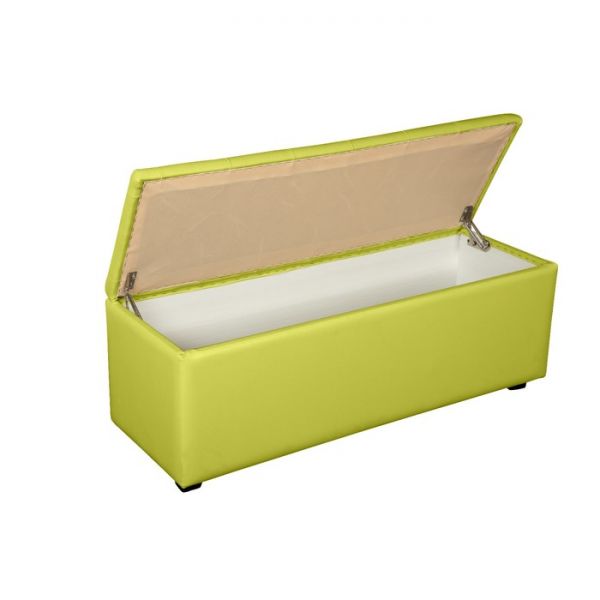 Банкетка Монако-2 1210х420хН430 Экокожа лайм