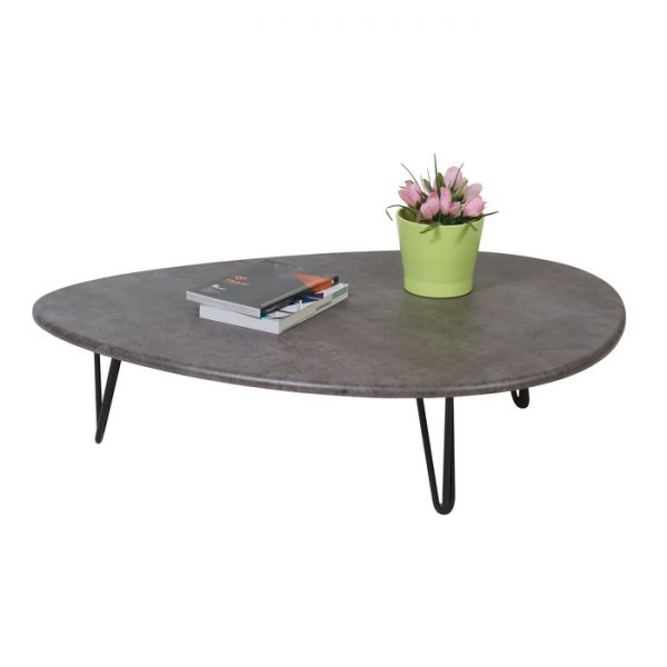 Стол журнальный «Дадли», 940 ? 690 ? 246 мм, цвет серый бетон