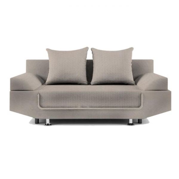 Диван «Анюта», еврокнижка, рогожка, цвет savana plus dimrose / savana plus yellow