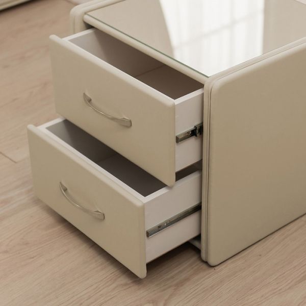 Тумба «Алеро», 2 ящика, 500 ? 470 ? 477 мм, цвет взбитые сливки