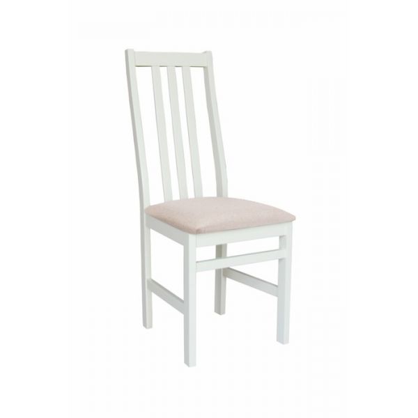 Стул Соло фанерный 410х400х1000 белый/рогожка