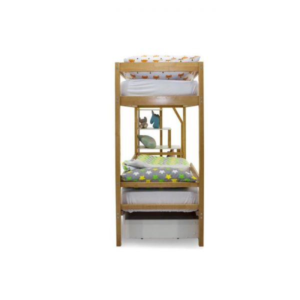 Детская двухъярусная кровать Бельмарко Svogen дерево