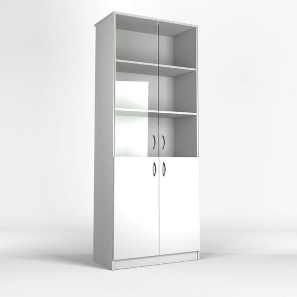 Шкаф комбинированный  800*400*1980  Белый