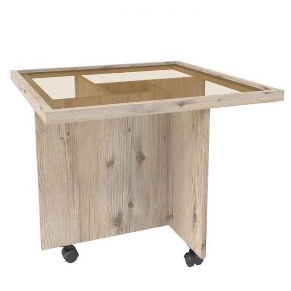 Стол журнальный Nature 16, 700 ? 700 ? 538 мм, цвет гаскон пайн