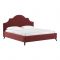Кровать Фаина, 1800х2000, ортопедическое осн+ПМ, Блиц 09/ Карминно-красный