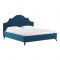 Кровать Фаина, 1800х2000, ортопедическое осн+ПМ, Блиц 20/Темно-синий