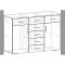 Комод Виго-4, 1200*840*440, Белый/Белый