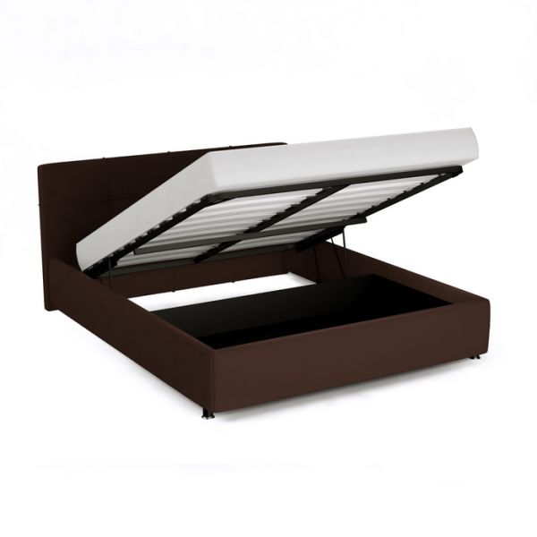 Кровать «Птичье гнездо» с ПМ, 1400х2000, ортопедическое основание, цвет коричневый