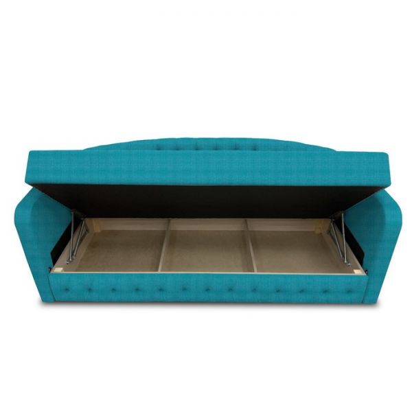 Диван-кровать с каретной стяжкой «Гарвард 2», велюр, цвет shaggy wine