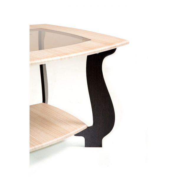 Стол журнальный СЖ-22, 700x700x520, Дуб/Венге