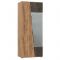 Шкаф 2х ств с зеркалом Соренто, 900х546х2236, Дуб крафт/Бетон темный