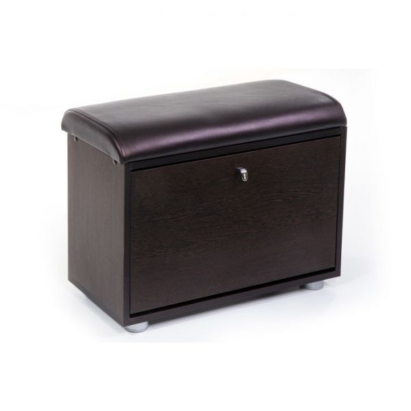 Обувница МС 1(221), 620х300х460, Венге/Баклажан