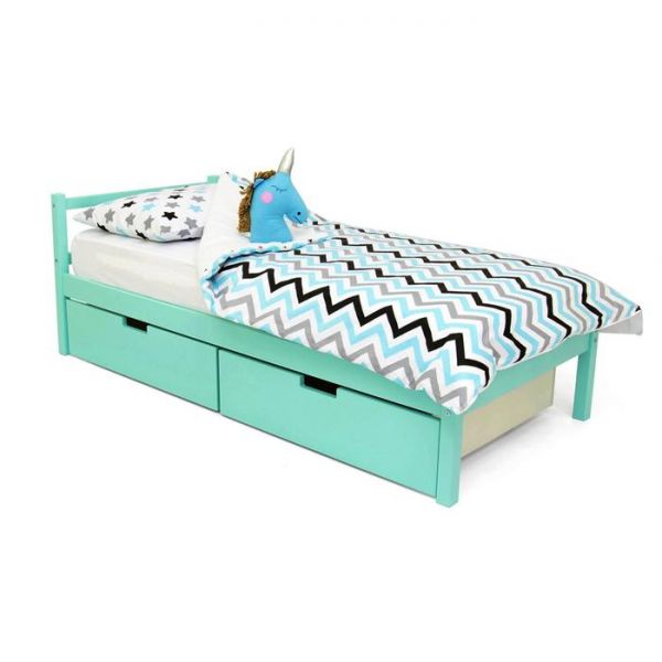 Детская кровать "Svogen classic мятный"