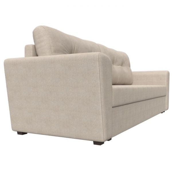 Диван прямой «Амстердам лайт», еврокнижка, рогожка, цвет бежевый