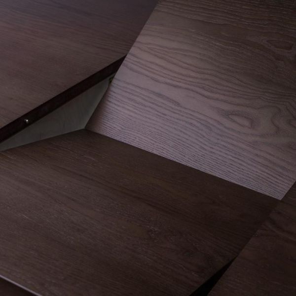 Стол раздвижной Leset Говард 1Р, венге 1000/1400х1000х765