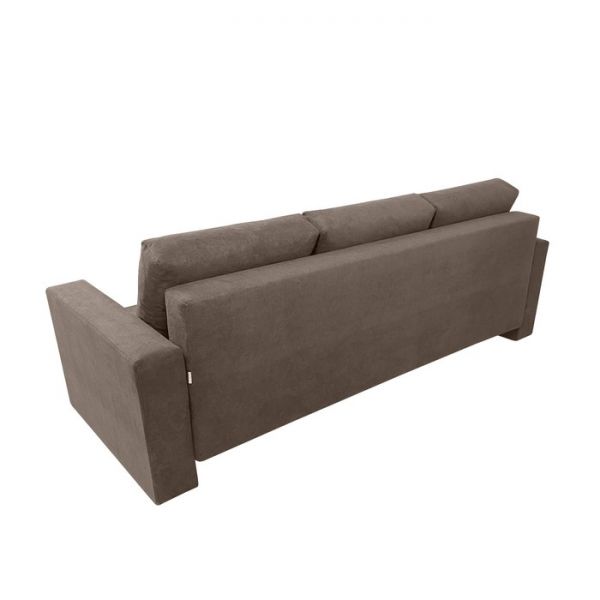 Прямой диван «Токио», механизм еврокнижка, цвет коричневый