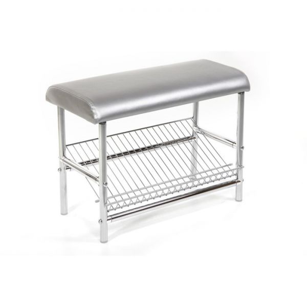 Обувница МС 4(116), 630х320х470, Металл/Серебряный