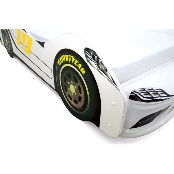 Кровать-машина Бельмарко «Супра белая»