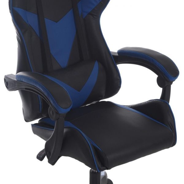 Кресло игровое Клик Мебель "Thunderbolt II" YS-901 черный/синий