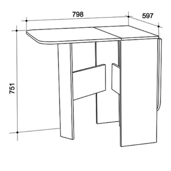 Стол-книжка Мечта  Венге