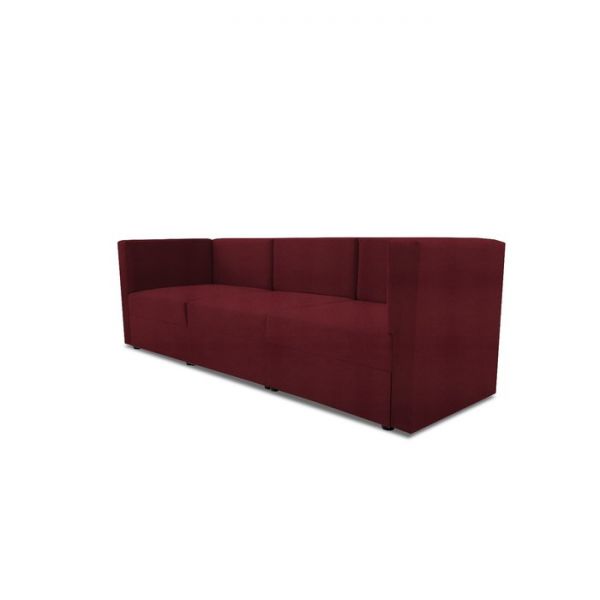 Диван модульный прямой «Бергамо», три секции, велюр, цвет dream yellow