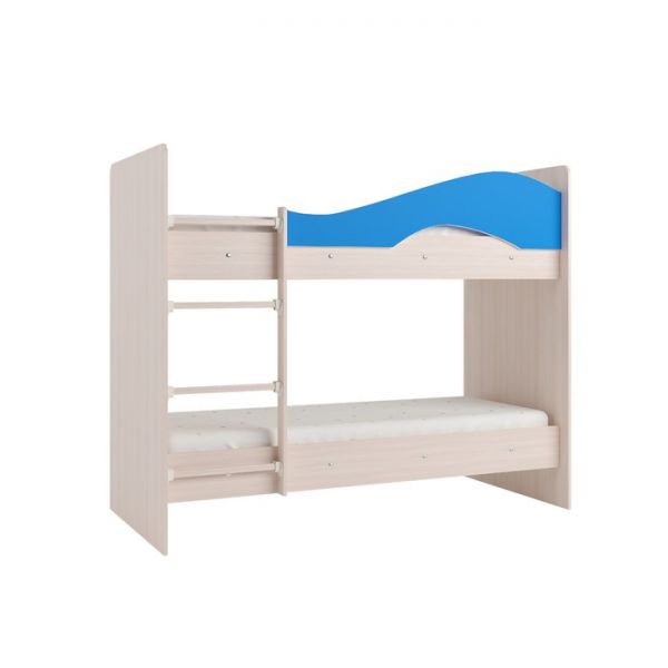 Кровать 2-х ярусная 800х1900 венге/млечный дуб