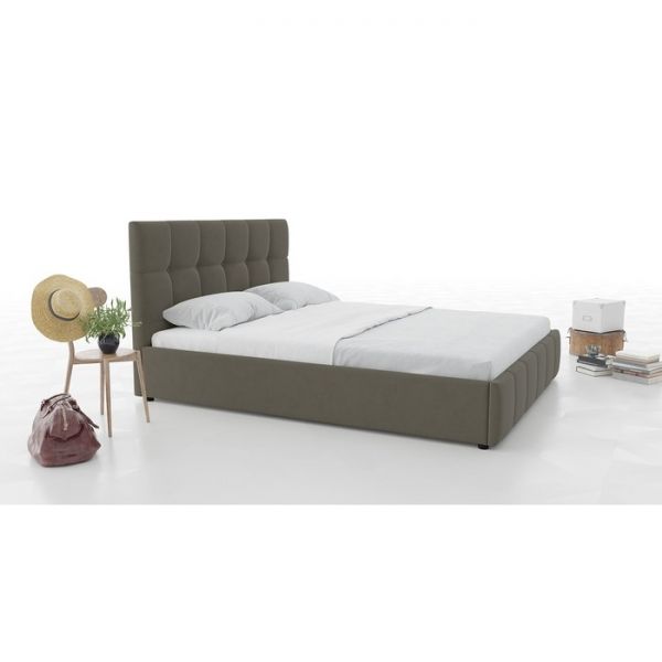 Кровать Хлоя, 1600х2000, ортопедическое осн+ПМ, Макс/Перламутрово-коричневый