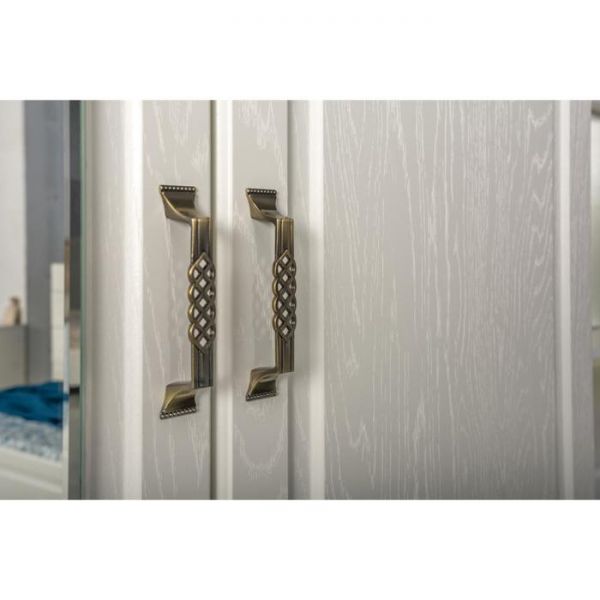 Шкаф угловой для одежды Ливерпуль 13.124, 1099(300)х1099(300)х2203, Белый/Ясень