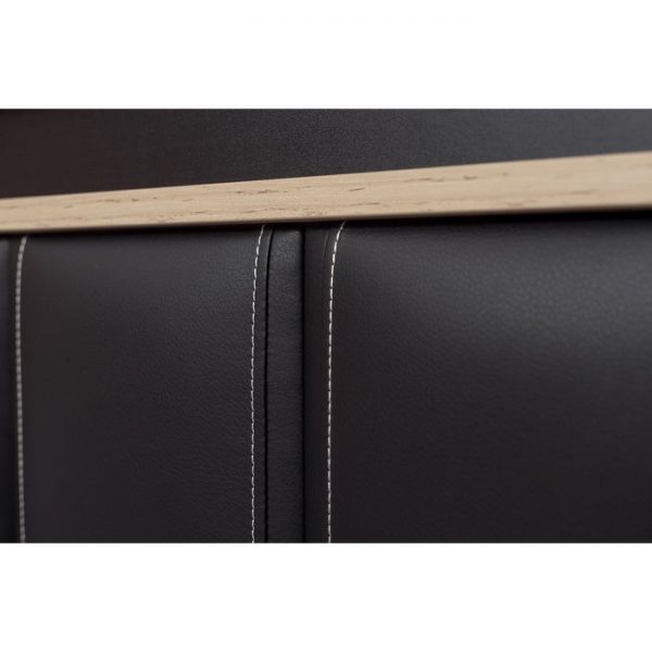 Кровать Люкс с подъёмным механизмом Nature 308, 1400 ? 2000 мм, цвет гаскон пайн / чёрный