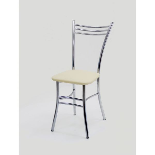 Стул «Увертюра», хром, цвет рубин