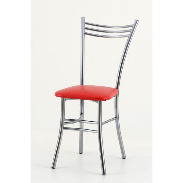 Стул «Увертюра», хром, цвет рубин