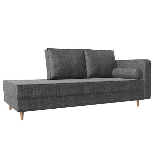 Кушетка «Прайм», рогожка, цвет серый