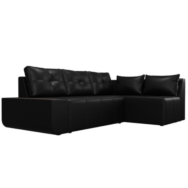 Угловой диван «Амадэус», правый угол, экокожа, цвет бежевый