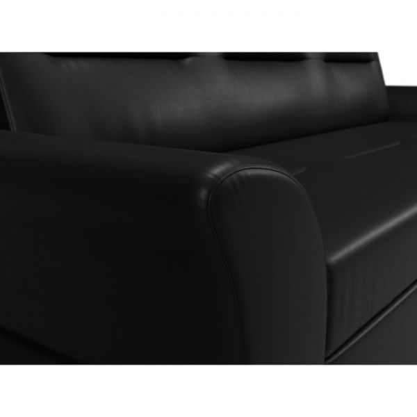 Прямой диван «Клайд», механизм дельфин, экокожа, цвет бежевый