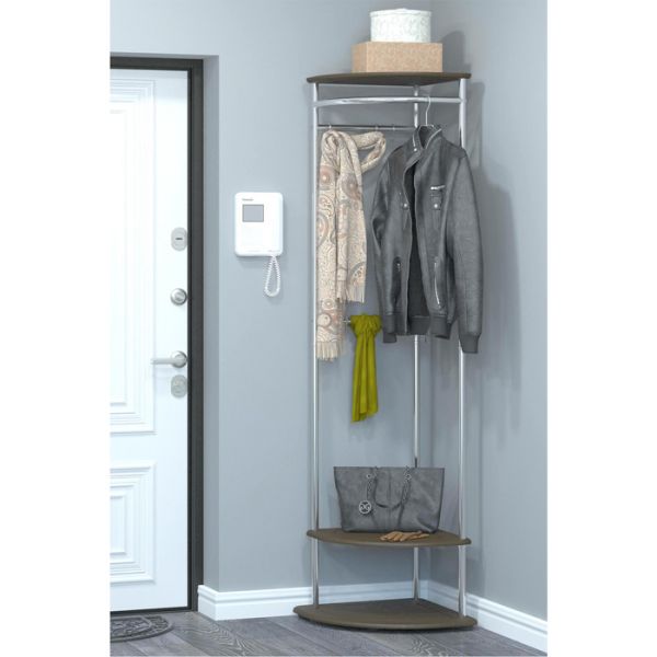 Вешалка гардеробная «Универсальная», 510 ? 510 ? 1890 мм, цвет дуб белёный