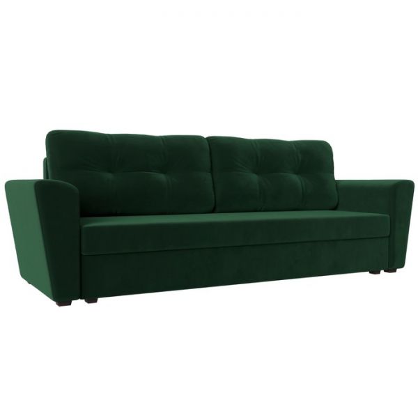 Диван прямой «Амстердам лайт», еврокнижка, велюр, цвет бежевый