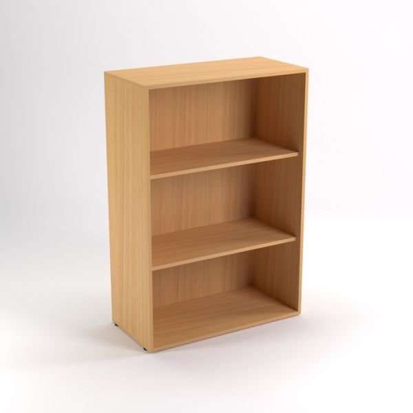 Шкаф стеллаж низкий НШт-4, 760 ? 380 ? 1153 мм, белый шагр