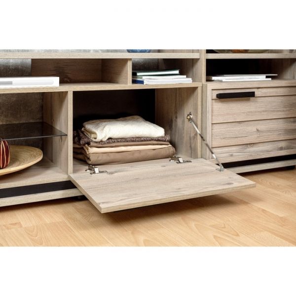 Тумба ТВ Nature 3, 1680 ? 416 ? 537 мм, цвет гаскон пайн / чёрный