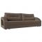 Прямой диван «Канзас», ткань корфу, цвет коричневый