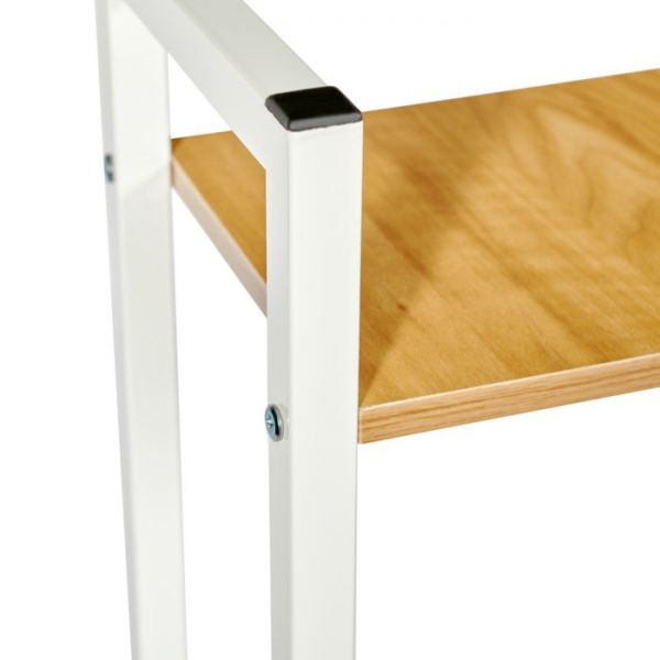 Стол письменный с полками Frame, 1000 ? 450 ? 1100 см, цвет дерево лофт / чёрный