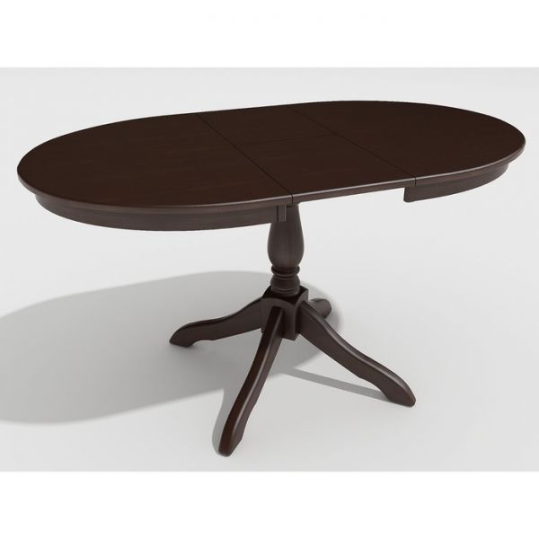 Обеденный стол «Романс», 1360(1060) ? 780 ? 750 мм, раскладной, цвет коньяк