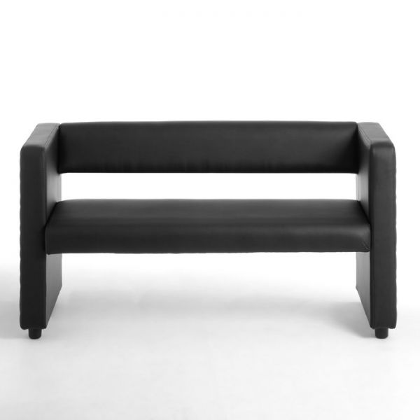 Диван "Йокки" , экокожа черный