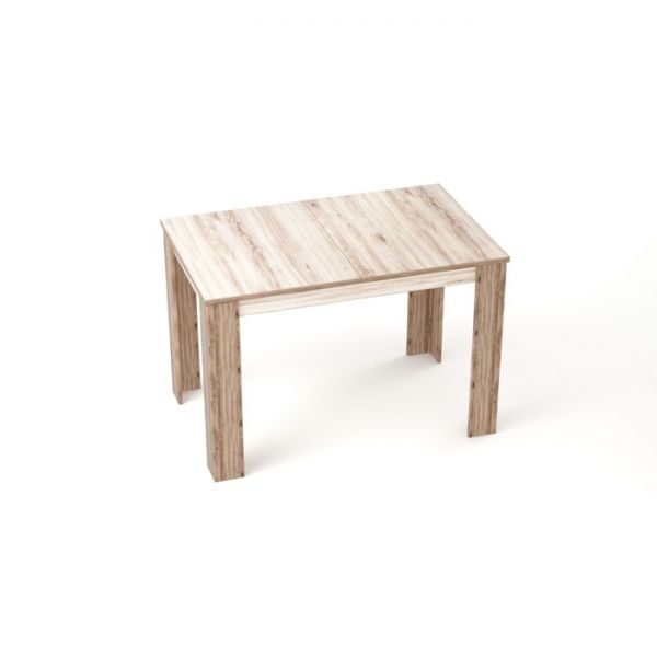 Обеденный стол «Бостон», раскладной, 1200(1500) ? 800 мм, цвет дуб сакраменто светлый/тёмный