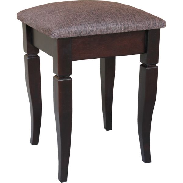 Табурет «Прованс», 340 ? 340 ? 460 мм, цвет венге / рогожка бинго