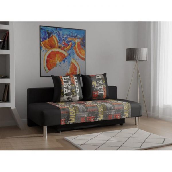 Диван «Марлин», бельевой ящик, еврокнижка, ППУ, цвет амстердам сепия