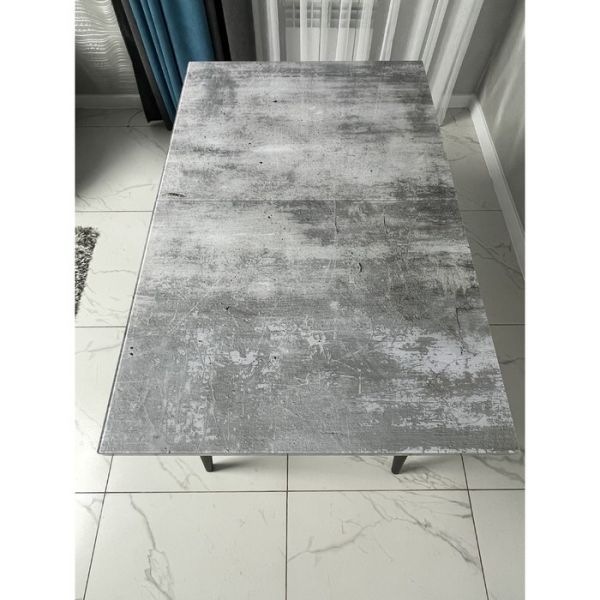 Обеденный стол «Конус 2», 1100(1500) ? 700 ? 750 мм, оптивайт, цвет бетон