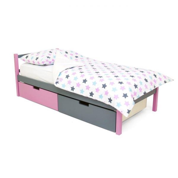 Детская кровать "Svogen classic лаванда-графит"