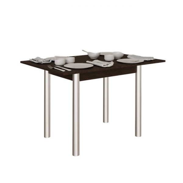 Стол обеденный раскладной СО-06, 800х580(1160)х736, венге цаво