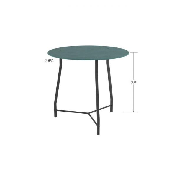 Стол журнальный «Пауль», 550 ? 550 ? 500 мм, цвет дуб американский