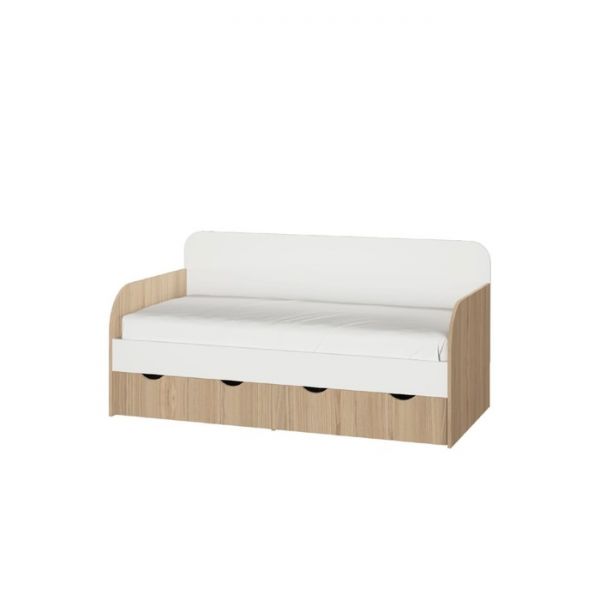 Кровать-тахта «Кот 800.4», 1600 ? 800 мм, без подушек, цвет туя светлая / белый